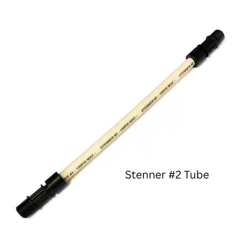 Stenner #2 replacement pump tube with black end fittings